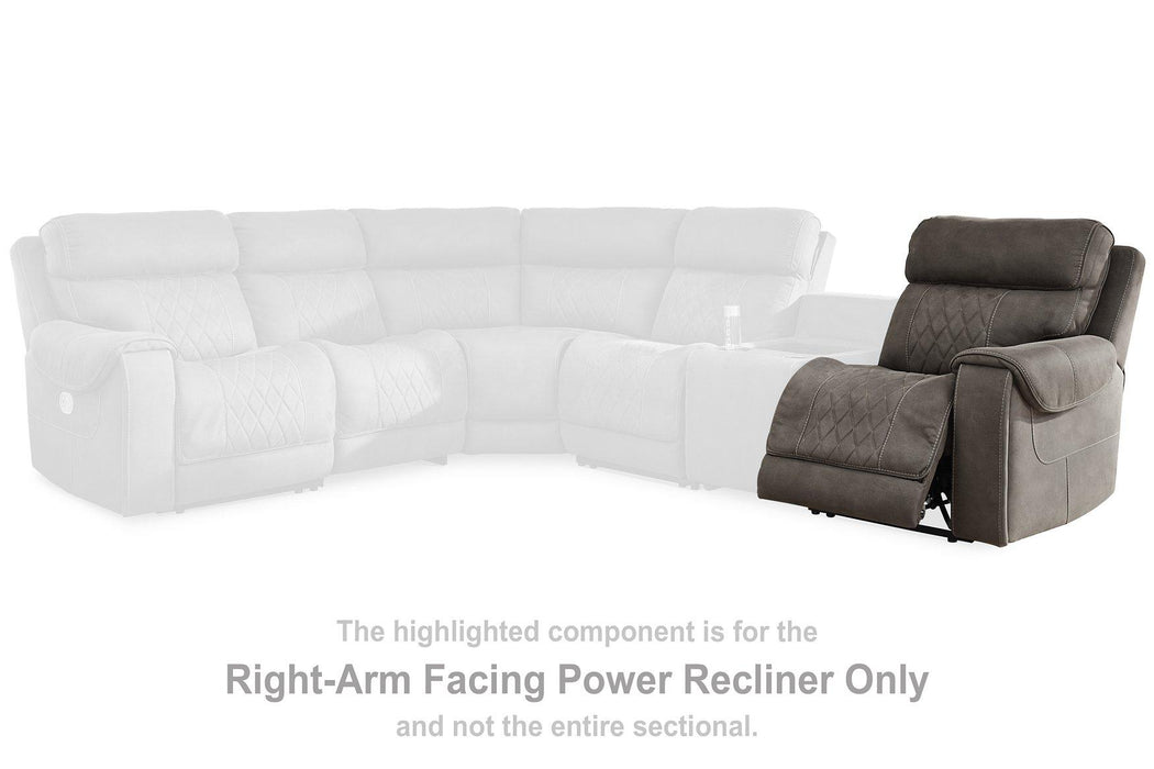 Hoopster 6-Piece Power Reclining Sectional Sectional Ashley Furniture