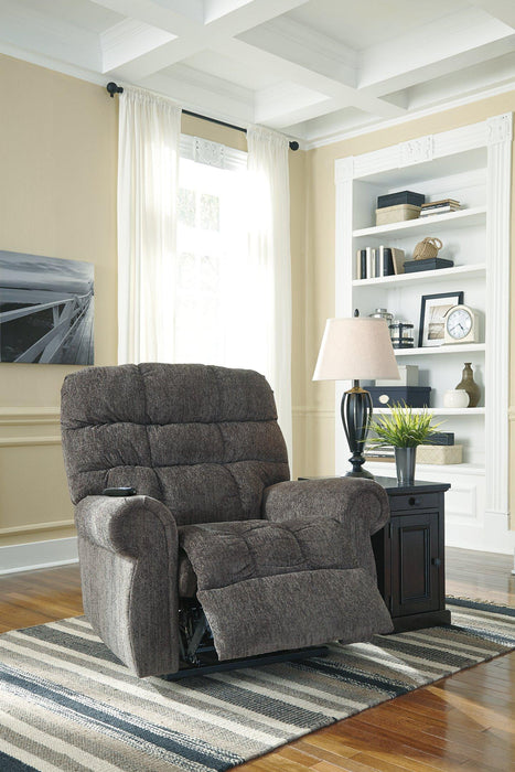 Ernestine Power Lift Chair Recliner Ashley Furniture