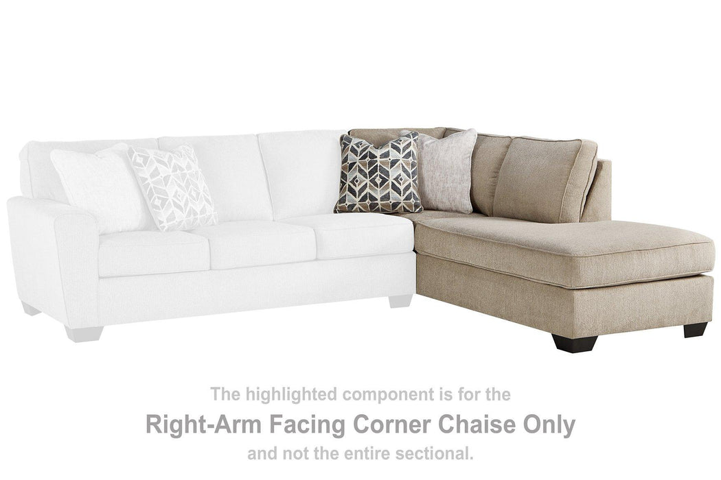 Decelle 2-Piece Sectional with Chaise Sectional Ashley Furniture