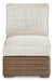 Beachcroft Armless Chair with Cushion Outdoor Seating Ashley Furniture