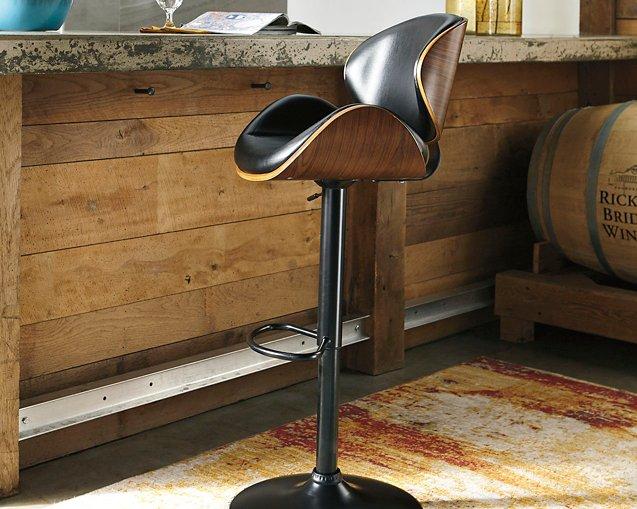 Bellatier Adjustable Height Bar Stool Barstool Ashley Furniture