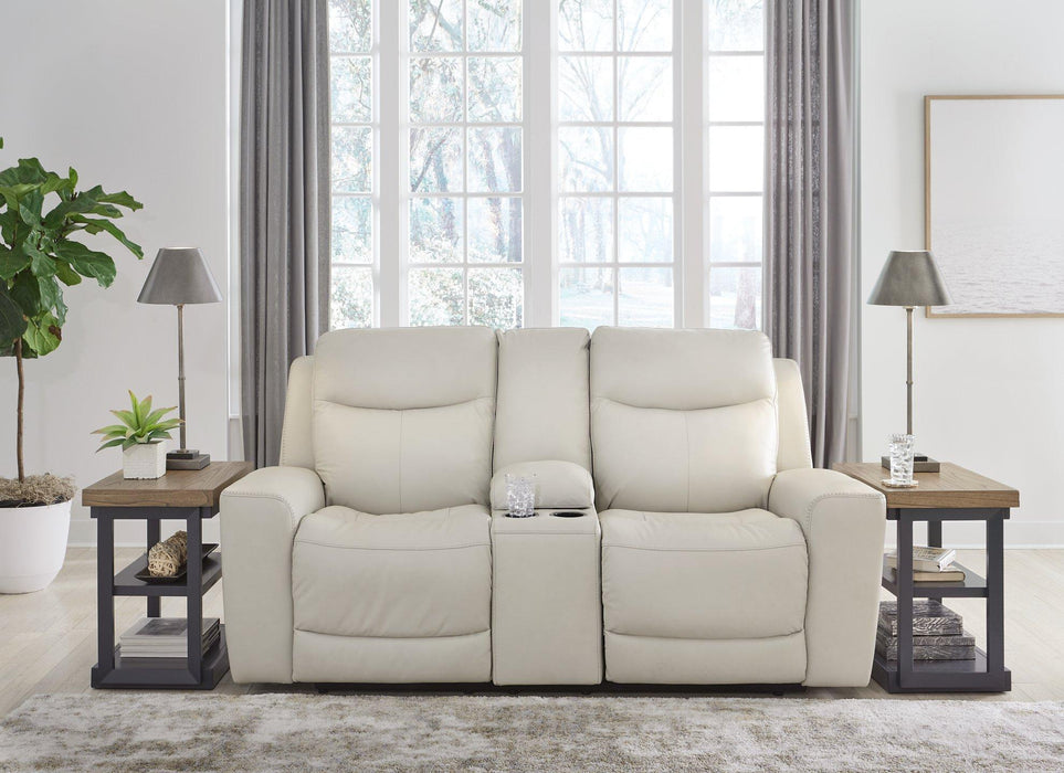 Mindanao Power Reclining Loveseat with Console Loveseat Ashley Furniture