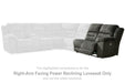 Nettington Power Reclining Sectional Sectional Ashley Furniture