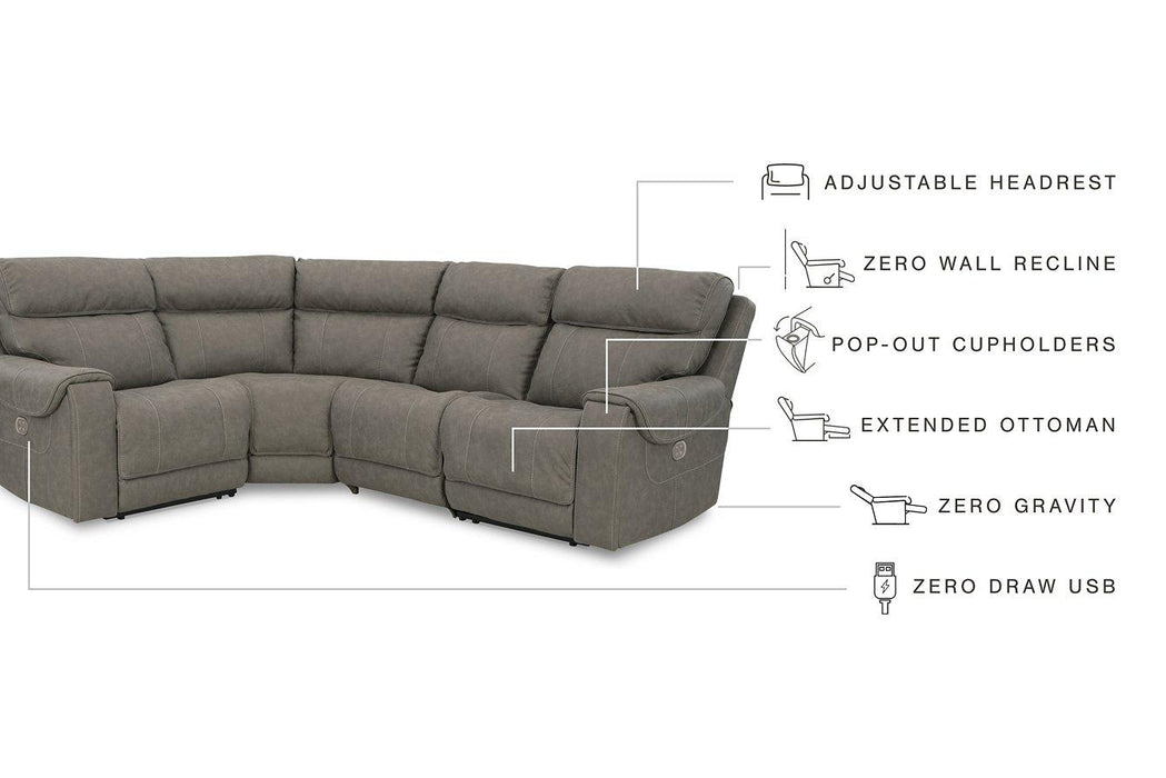 Starbot Power Reclining Sectional Sectional Ashley Furniture