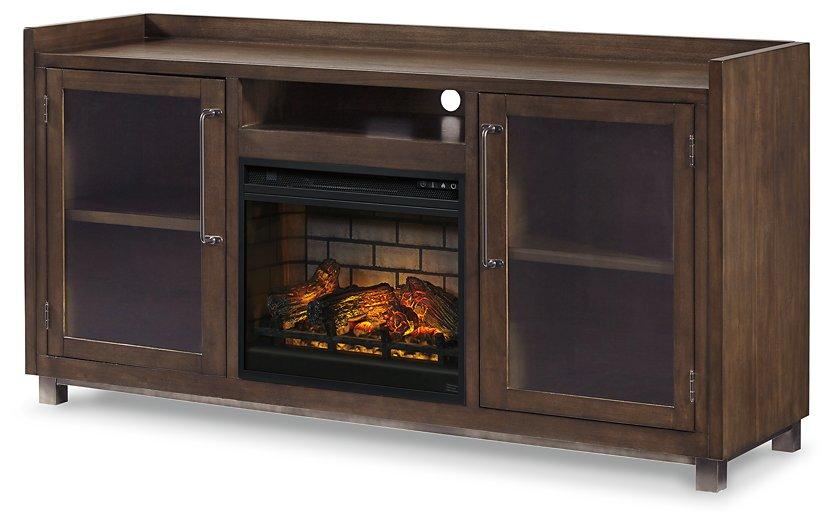 Starmore 70" TV Stand with Electric Fireplace Entertainment Center Ashley Furniture