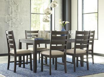 Rokane Dining Table and Chairs (Set of 7) Dining Table Ashley Furniture