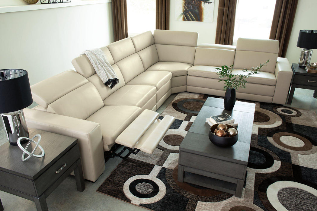 Texline Power Reclining Sectional Sectional Ashley Furniture