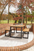 Town Wood Outdoor Dining Table Set (Set of 3) Outdoor Dining Table Ashley Furniture