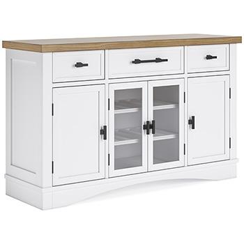 Ashbryn Dining Server and Hutch Server Ashley Furniture