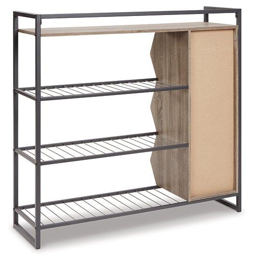 Maccenet Shoe Rack Bookcase Ashley Furniture