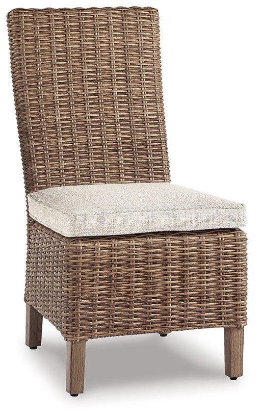 Beachcroft Side Chair with Cushion (Set of 2) Outdoor Dining Chair Ashley Furniture