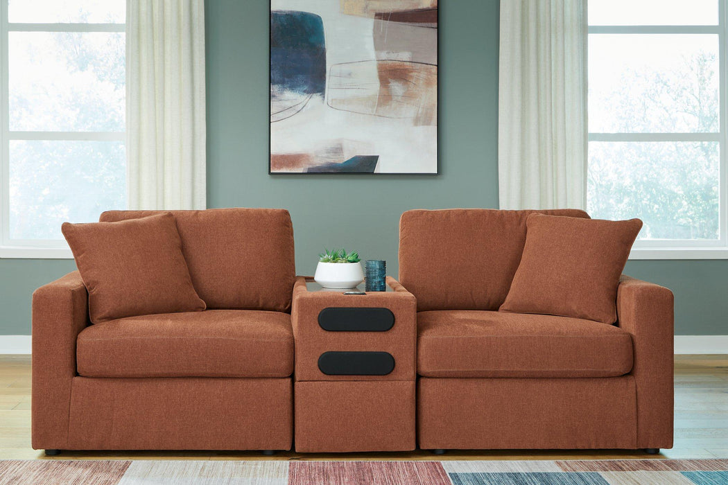 Modmax Sectional Loveseat with Audio System Sectional Ashley Furniture