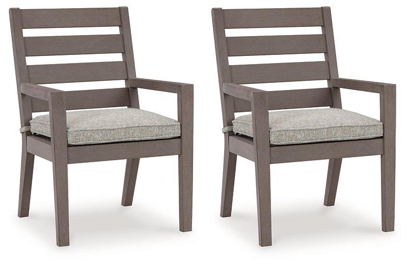 Hillside Barn Outdoor Dining Arm Chair (Set of 2) Outdoor Dining Chair Ashley Furniture