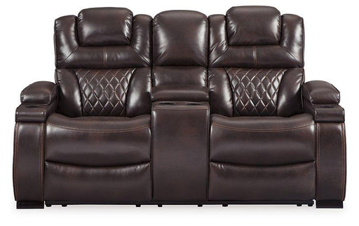 Warnerton Power Reclining Loveseat with Console Loveseat Ashley Furniture