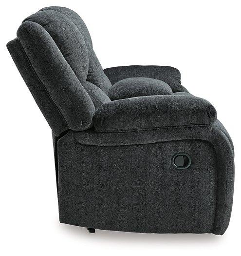 Draycoll Reclining Loveseat with Console Loveseat Ashley Furniture