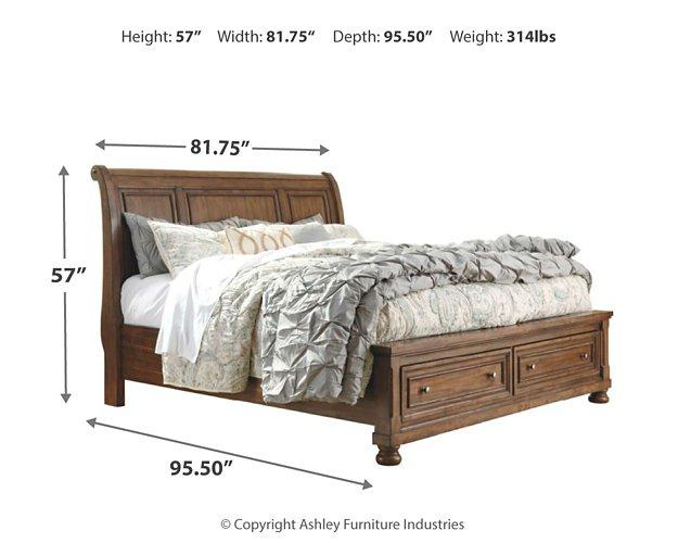 Flynnter Bed with 2 Storage Drawers Bed Ashley Furniture