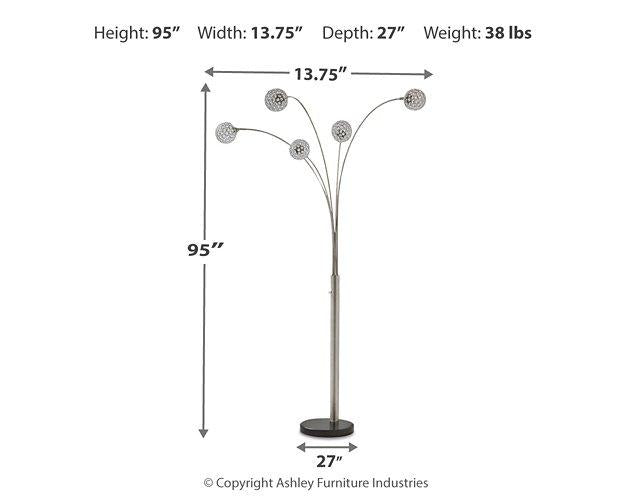 Winter Arc Lamp Floor Lamp Ashley Furniture