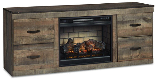 Trinell TV Stand with Electric Fireplace Entertainment Center Ashley Furniture