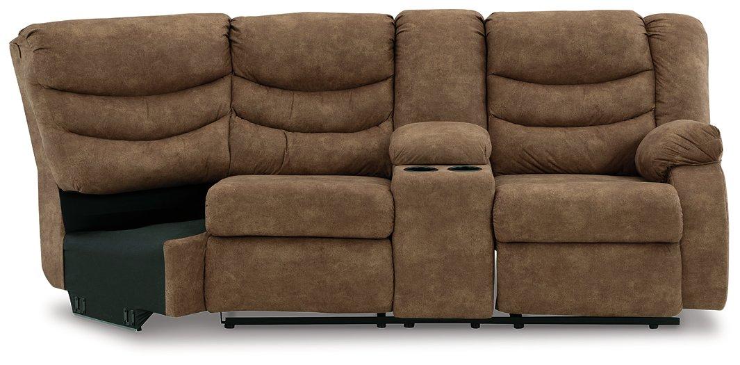 Partymate 2-Piece Reclining Sectional Sectional Ashley Furniture