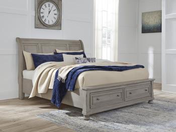 Lettner Bed with 2 Storage Drawers Bed Ashley Furniture