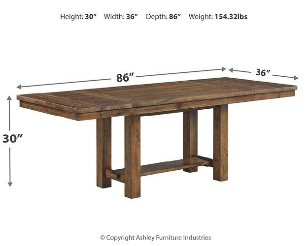 Moriville Dining Extension Table Dining Table Ashley Furniture