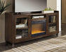 Starmore 70" TV Stand with Electric Fireplace Entertainment Center Ashley Furniture