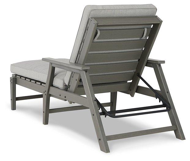 Visola Chaise Lounge with Cushion Outdoor Seating Ashley Furniture