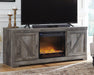 Wynnlow 63" TV Stand with Electric Fireplace TV Stand Ashley Furniture