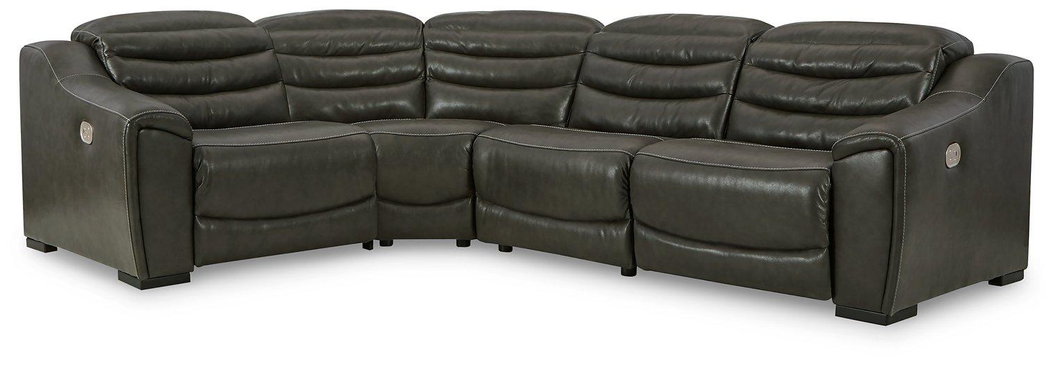 Center Line Power Reclining Sectional Sectional Ashley Furniture