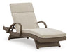 Beachcroft Outdoor Chaise Lounge with Cushion Outdoor Seating Ashley Furniture