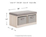 Blariden Storage Bench Bench Ashley Furniture