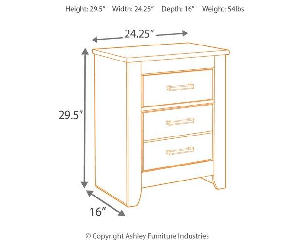 Brinxton Nightstand Nightstand Ashley Furniture