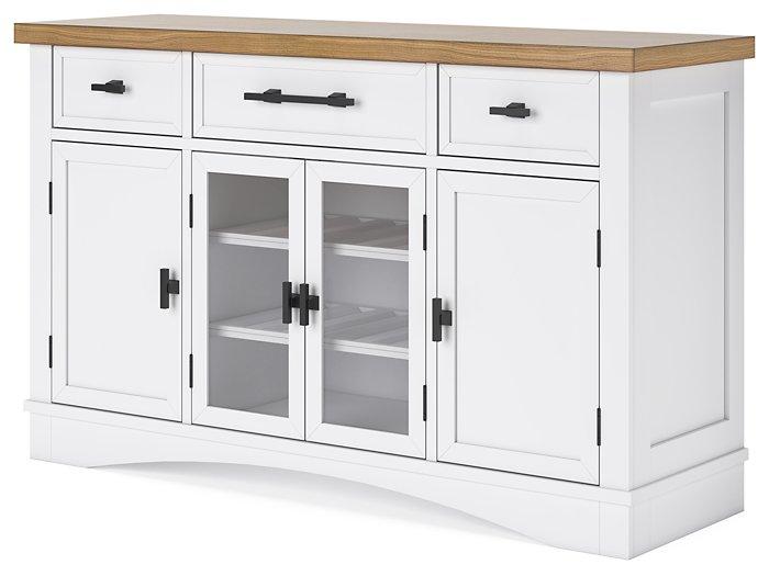 Ashbryn Dining Server and Hutch Server Ashley Furniture