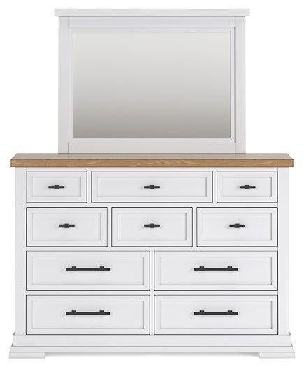 Ashbryn Dresser and Mirror Dresser & Mirror Ashley Furniture