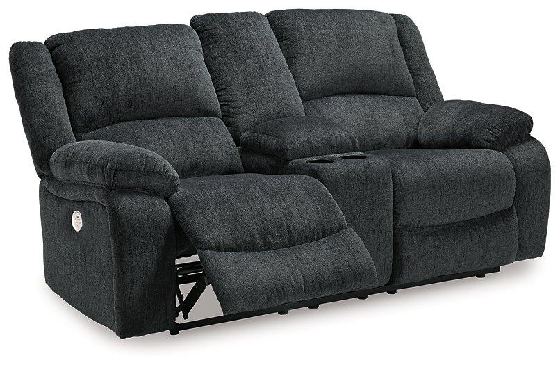 Draycoll Power Reclining Loveseat with Console Loveseat Ashley Furniture