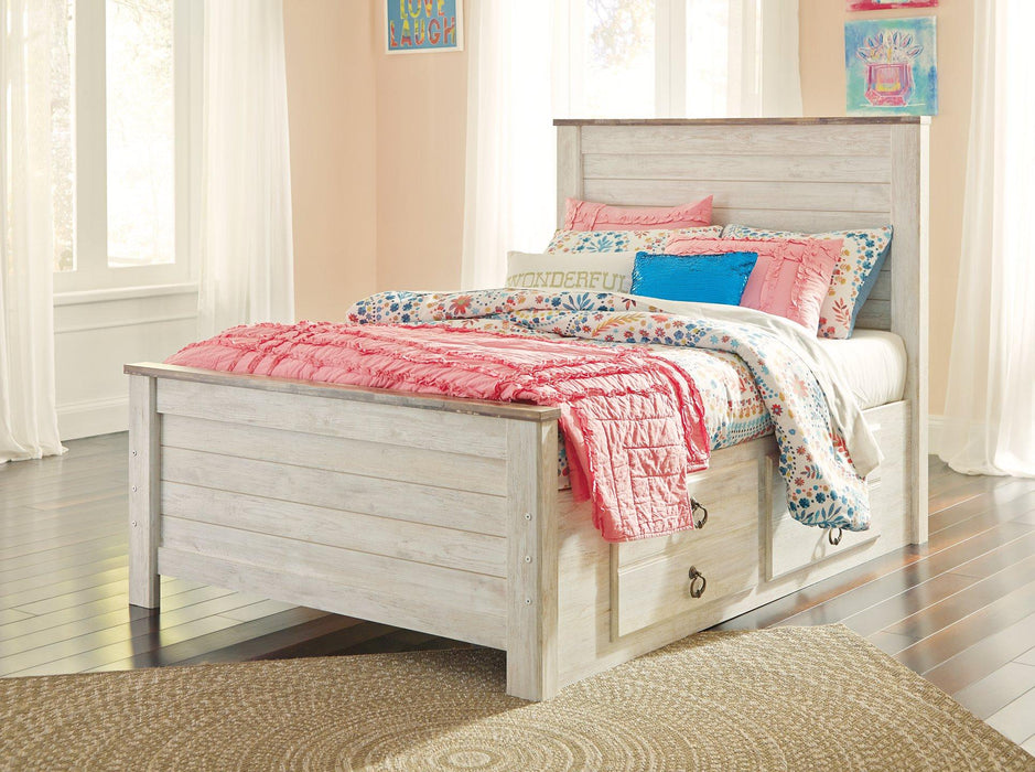 Willowton Bed with 2 Storage Drawers Bed Ashley Furniture