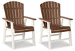 Genesis Bay Outdoor Dining Arm Chair (Set of 2) Outdoor Dining Chair Ashley Furniture