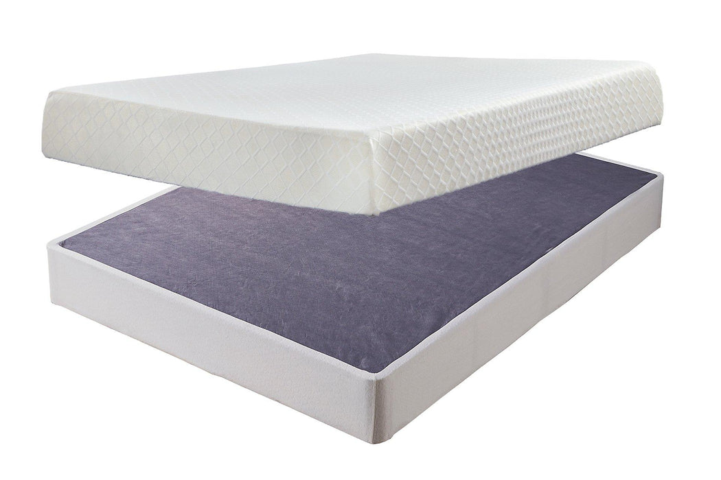 10 Inch Chime Memory Foam Mattress Set Mattress Set Ashley Furniture