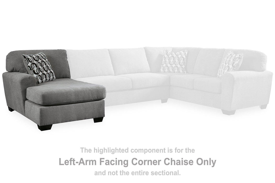 Birkdale Court Sectional with Chaise Sectional Ashley Furniture