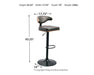 Bellatier Adjustable Height Bar Stool Barstool Ashley Furniture