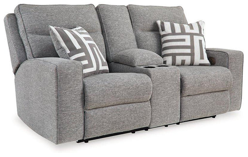 Biscoe Power Reclining Loveseat - Dayton Discount Furniture