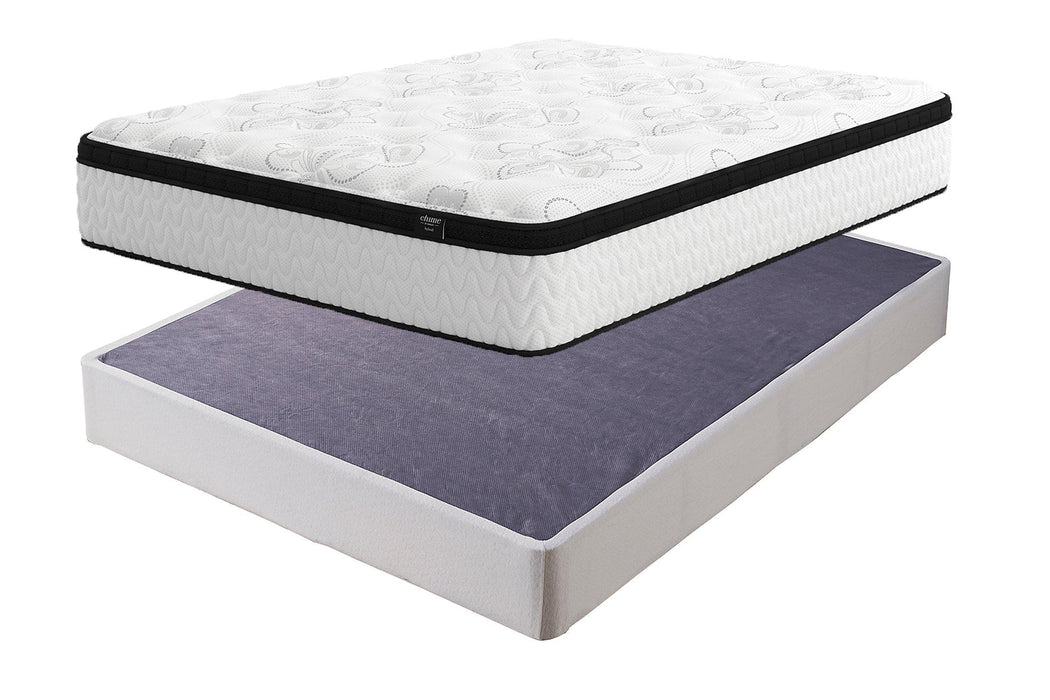 Chime 12 Inch Hybrid Mattress Set Mattress Set Ashley Furniture