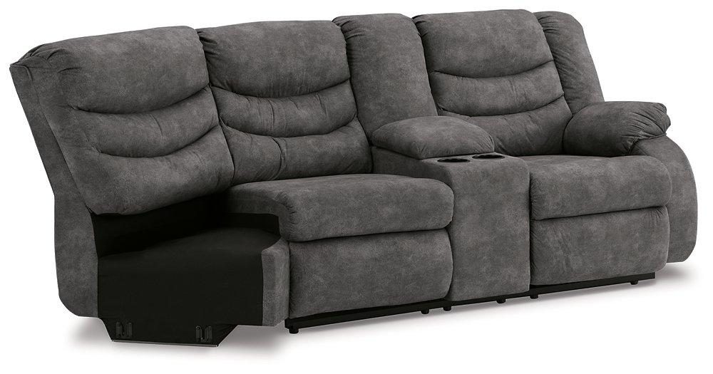 Partymate 2-Piece Reclining Sectional Sectional Ashley Furniture