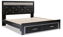 Kaydell Upholstered Panel Storage Bed Bed Ashley Furniture