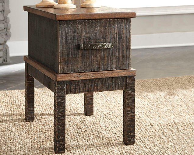 Stanah Chairside End Table with USB Ports & Outlets End Table Ashley Furniture