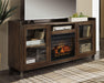 Starmore 70" TV Stand with Electric Fireplace Entertainment Center Ashley Furniture