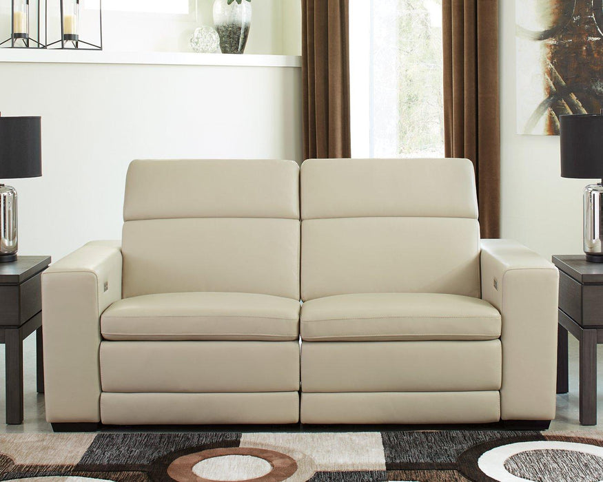 Texline 3-Piece Power Reclining Loveseat Sectional Ashley Furniture