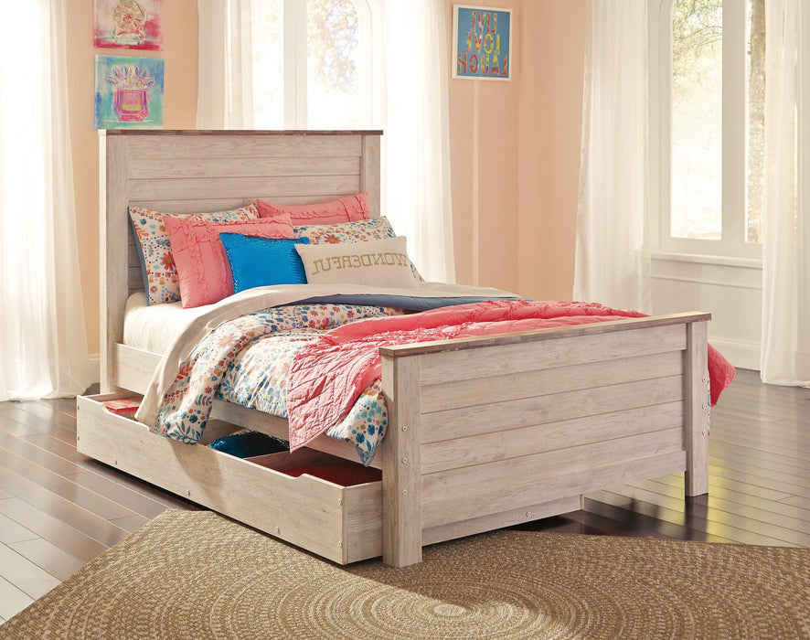 Willowton Bed with 2 Storage Drawers Bed Ashley Furniture