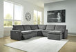 Hartsdale Power Reclining Sectional with Chaise Sectional Ashley Furniture