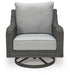 Elite Park Outdoor Swivel Lounge with Cushion Outdoor Seating Ashley Furniture